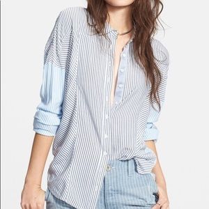 Free people button up top